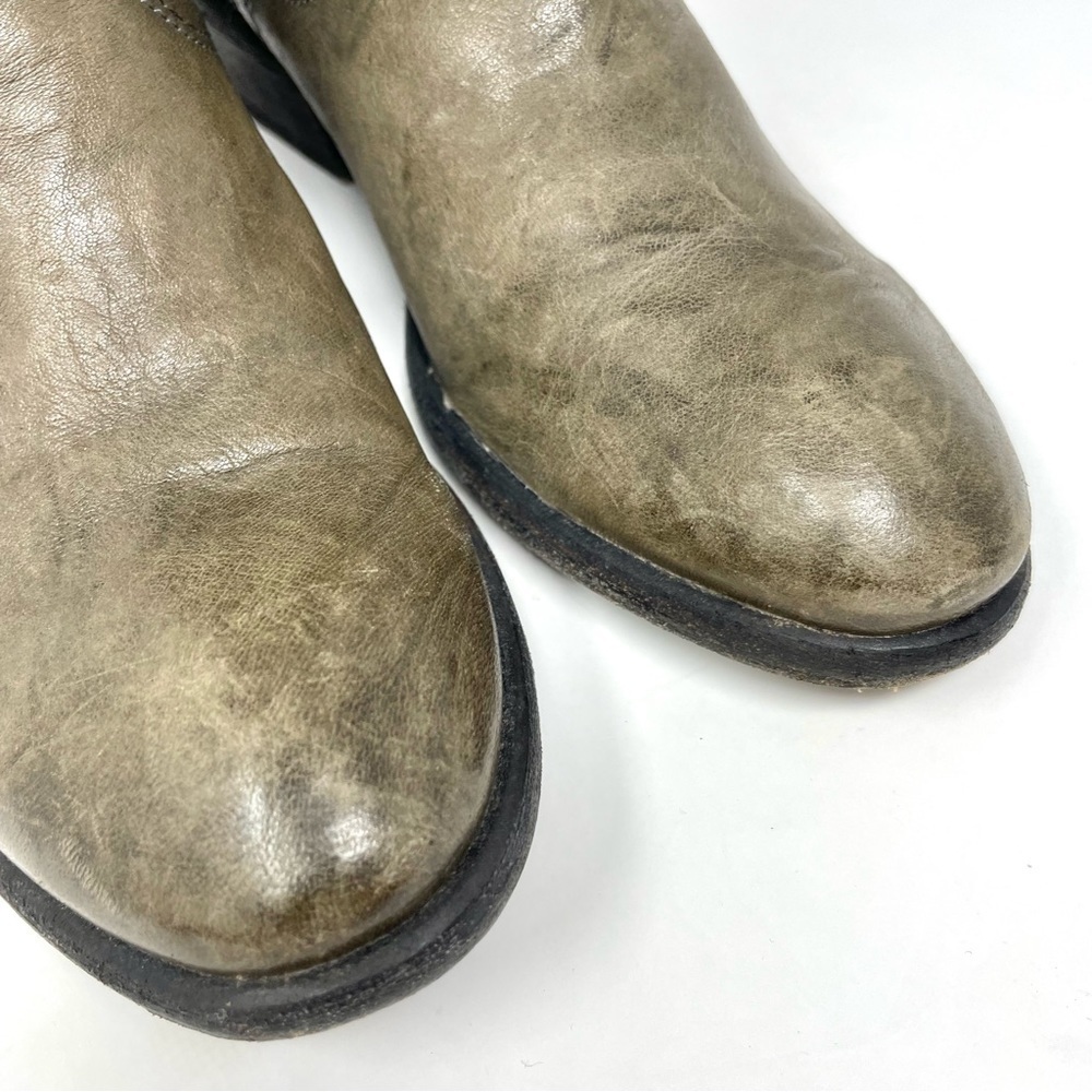 Frye Jaden Roper Western Leather Ankle Boots Size 7.5 - Picture 8 of 12